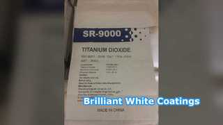 Dióxido de titanio rutilo SR9000 alto brillo