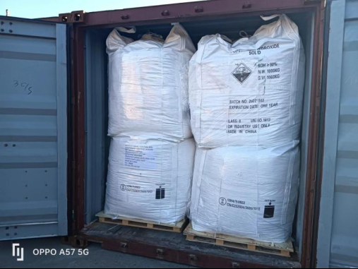 Hidróxido de potasio líquido 48% para baterías alcalinas, tambor de 1500 KG