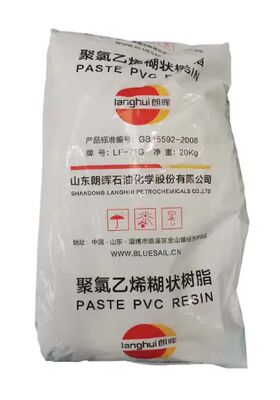 Grado de emulsión de resina de pasta de PVC Zhongtai P440 con valor K 74 de peso molecular medio y viscosidad baja a media