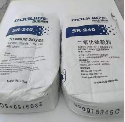 Dongjia SR-240 Dióxido de Titanio Rutilo con Alta Blanqueza Excelente Dispersión y Aluminio Revestido para Masterbatch