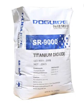 Dongjia SR-9000 Zr-Al recubierto de rutilo pigmento de dióxido de titanio con alta blancura y dispersibilidad superior