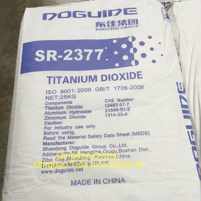 Pigmento blanco de proceso del dióxido de titanio SR-2377 del rutilo del sulfato de la pintura de emulsión