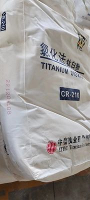 Titanio del dióxido del rutilo del polvo de CR-210 Tio2 para Masterbatch CAS 13463-67-7