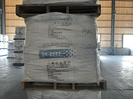 TiO2 por proceso de sulfato ≤30μm Dispersabilidad en aceite Bolsas de 25kg-1000kg