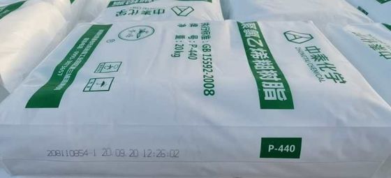 Zhongtai P440 Emulsión de resina de PVC de grado 20 kg Bolsa K-valor 74