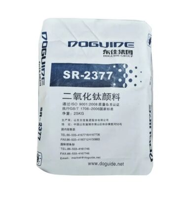 SR 2377 Dióxido de titanio rutilo de alta blancura con excelente dispersión y resistencia a las intemperie para revestimientos arquitectónicos