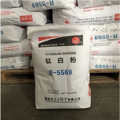 R-5569 Dióxido de Titanio de Rutilo de Alto Grado Proceso de Sulfato para Tintas con Baja Absorción de Aceite
