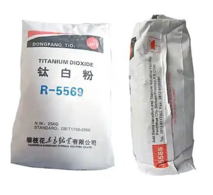 R-5569 Dióxido de Titanio de Rutilo de Alto Grado Proceso de Sulfato para Tintas con Baja Absorción de Aceite