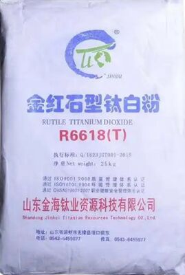 Dióxido de titanio rutilo R6618 recubierto de circonio-aluminio con alta blancura y excelente dispersión