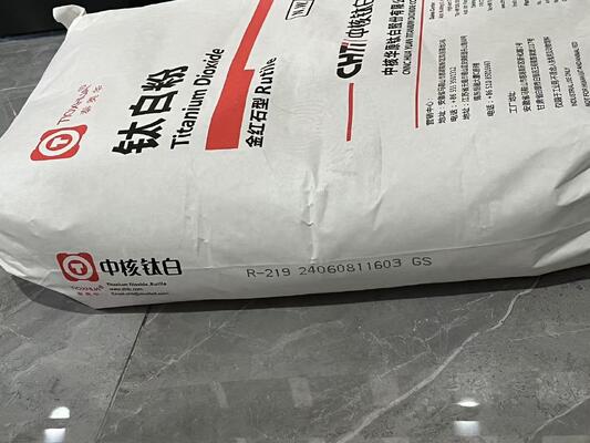 TIO2 con alta resistencia a la intemperie Sulfato Rutilo Dióxido de Titanio R-219 de la CNNC para pinturas para carreteras
