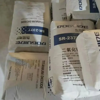 DOGUIDE SR-2377 Dióxido de titanio rutilo con recubrimiento inorgánico Zr-Al para una alta blancura y una excelente dispersión en el agua