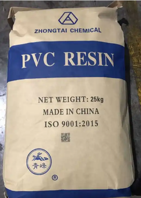 Resina de PVC Zhongtai SG-5 con VCM residual ultra bajo, alta estabilidad térmica y peso molecular moderado