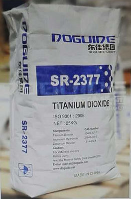 Pintura blanca SR-2377 del grado del rutilo del sulfato del dióxido de titanio industrial del proceso
