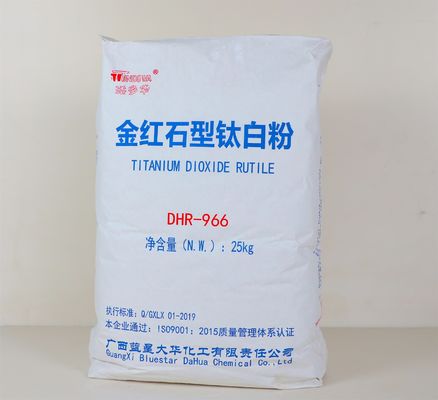 Tipo polvo blanco del rutilo de Tindowa DHR-966 del dióxido de titanio
