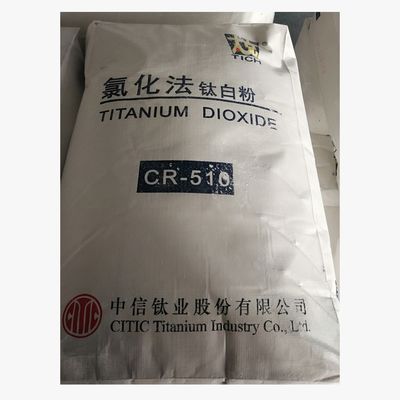 Proceso blanco CR-510 del cloruro de la producción del dióxido de titanio del pigmento para el plástico