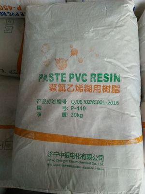 Grado Zhongyin P-440 de la goma de la resina del PVC de la emulsión de CAS 9002-86-2