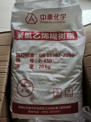 Productos que hacen espuma de la materia prima del grado de la goma de la resina del PVC de Zhongtai P450