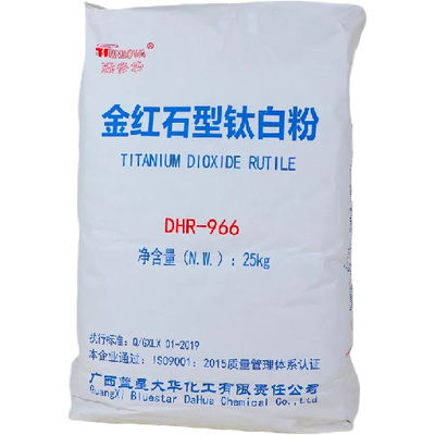 Tipo polvo blanco del rutilo de Tindowa DHR-966 del dióxido de titanio