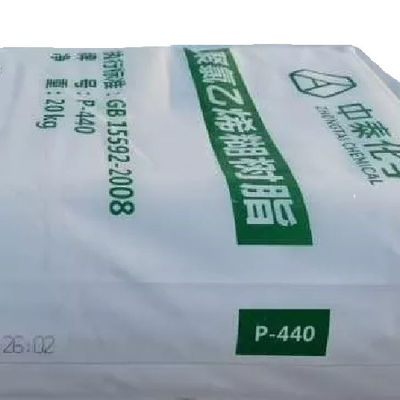 Alta resina P-440 E-PVC de la emulsión del PVC de la polimerización para el cuero de la capa superior