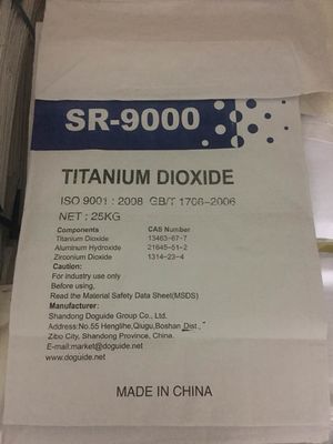 Dongjia SR-9000 Zr-Al recubierto de rutilo pigmento de dióxido de titanio con alta blancura y dispersibilidad superior