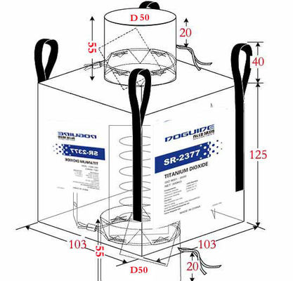 Pintura de base de agua del dióxido de titanio del rutilo de TiO2 SR-237 Cas No 13463-67-7