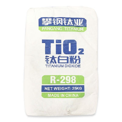 Pangang Group R-298 Dióxido de titanio rutilo con 95,1% de contenido de TiO₂ Excelente dispersabilidad y bajo contenido volátil