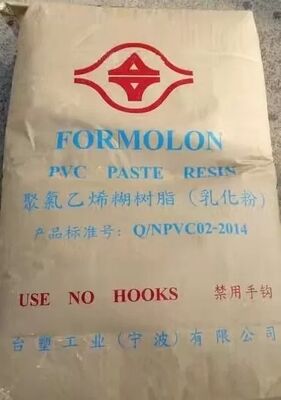 RESINA DE PASTA DE PVC FORMOLON PR-440 DE PESO MOLECULAR MEDIO CON VALOR K DE 74 Y BAJA VISCOSIDAD BROOKFIELD DE FORMOSA PLASTICS