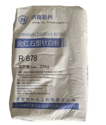Bluestar Jinan Yuxing R878 Dióxido de titanio rutilo con alta resistencia a la tintura Excelente dispersión y buen brillo para plásticos y caucho