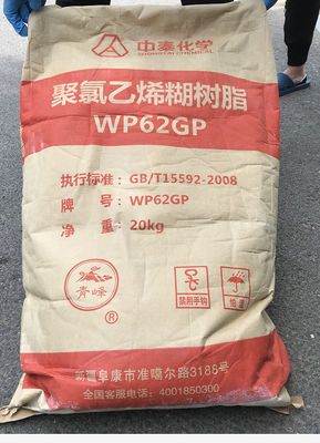 Zhongtai WP62GP Resina de PVC de grado de pasta con bajo grado de polimerización, bajas impurezas y buena estabilidad de dispersión